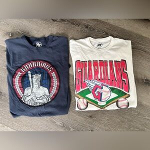 '47 Women's Cleveland Guardians Graphic Tee Bundle